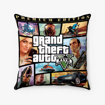 Grand Theft Auto V Premium Edition Spun Polyester Square Pillow