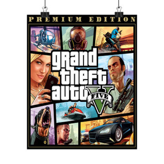 Grand Theft Auto V Premium Edition Satin Poster 210gsm