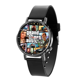 Grand Theft Auto V Premium Edition Black Quartz Watch With Gift Box