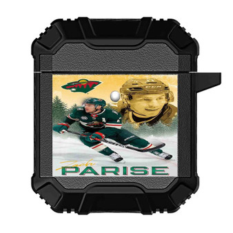 Zach Parise Minnesota Wild NHL Protection AirPods Case Shockproof