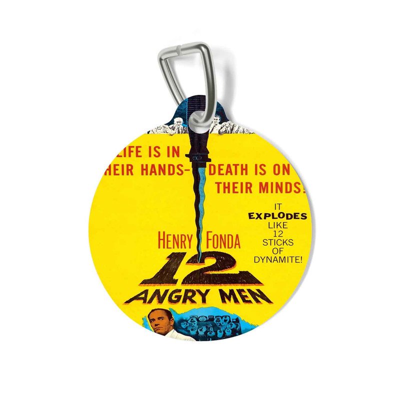 Zavstyle 12 Angry Men Yellow Pet Tag