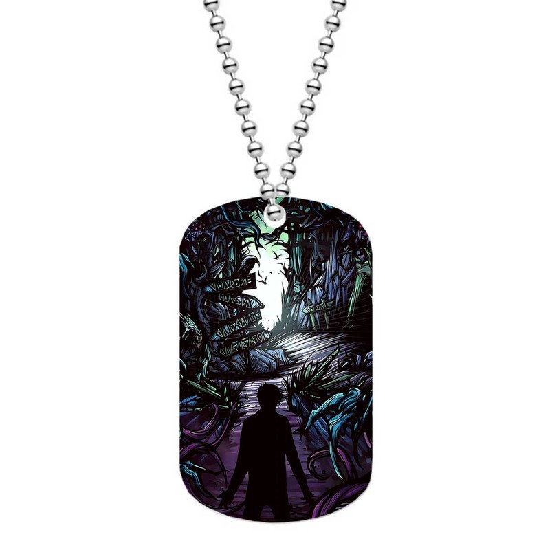 Zavstyle A Day To Remember Album Cover Dog Tag Military Stainless Steel