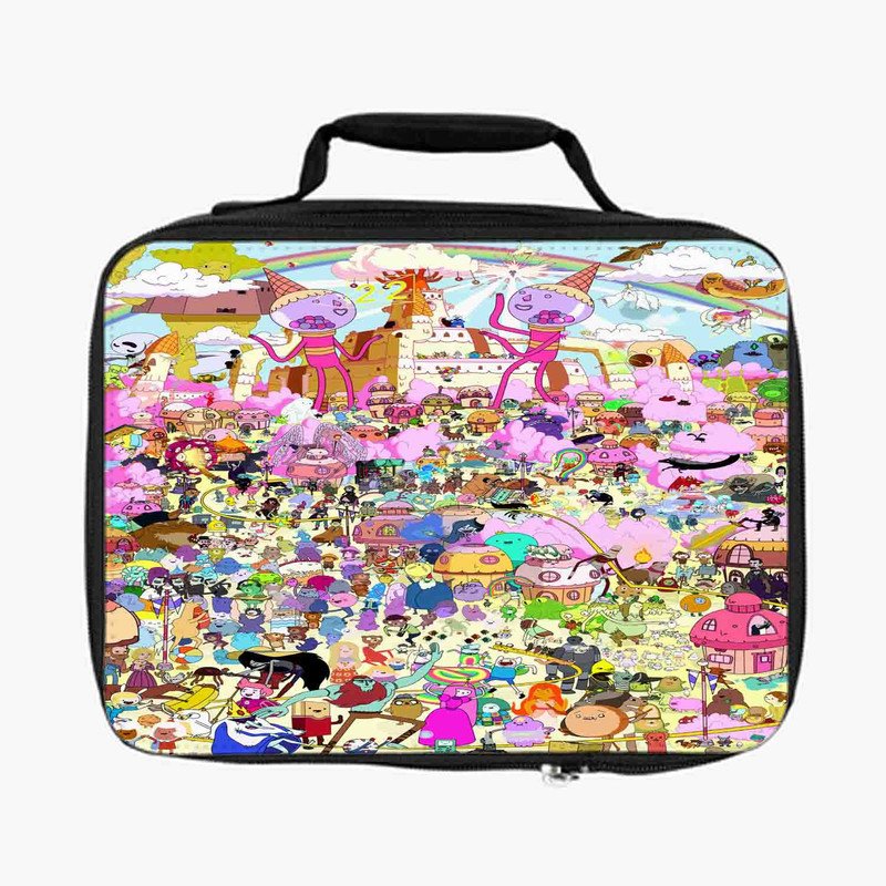 Zavstyle Adventure Time Characters Collage Lunch Bag