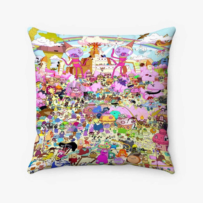 Zavstyle Adventure Time Characters Collage Pillow