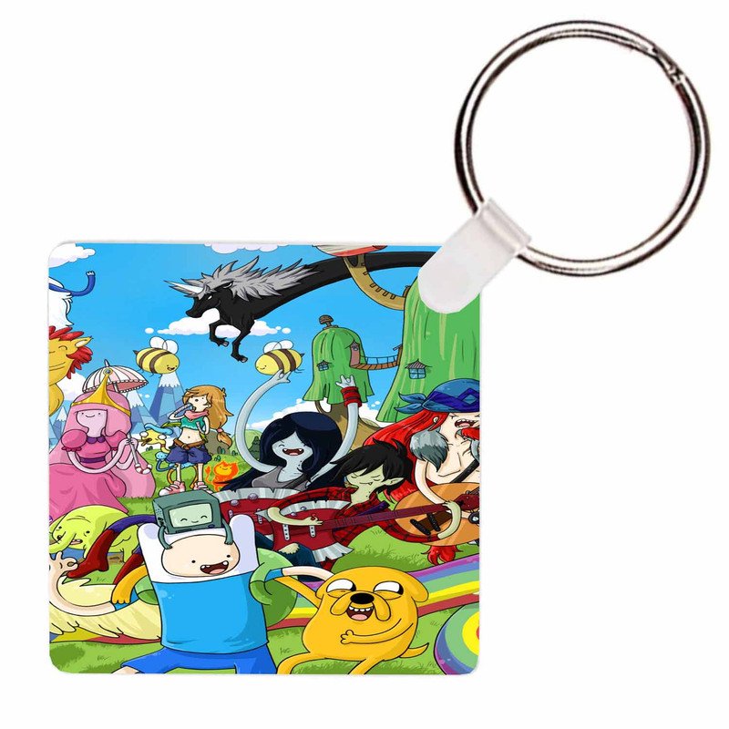 Zavstyle Adventure Time and Friends Keychain