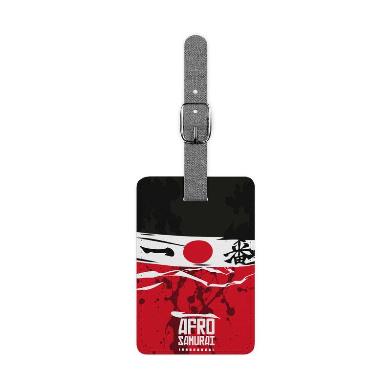 Zavstyle Afro Samurai Luggage Tag