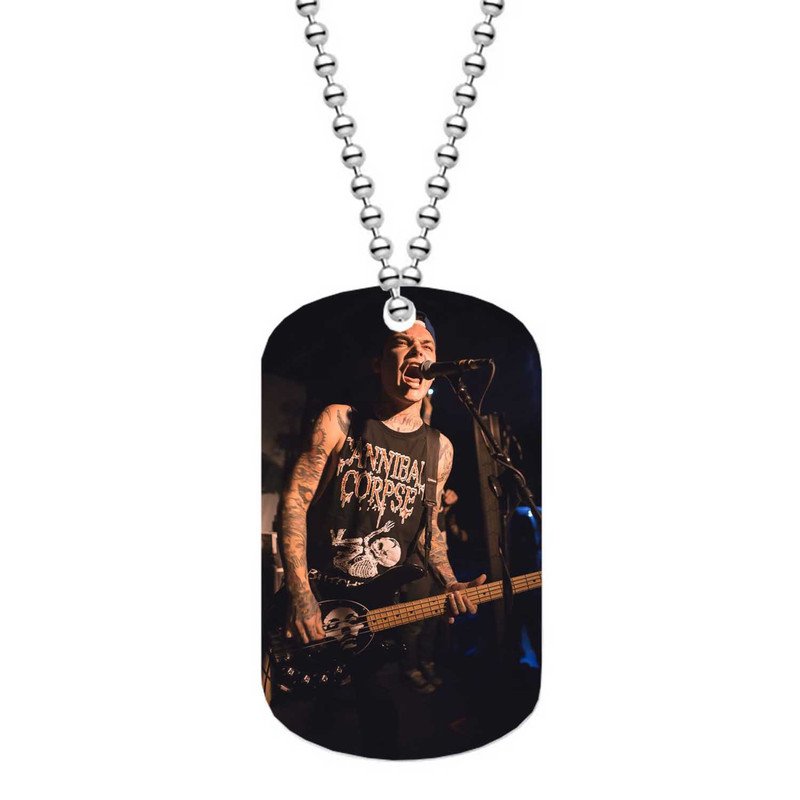 Zavstyle Ahren Stringer The Amity Affliction Dog Tag Military Stainless Steel