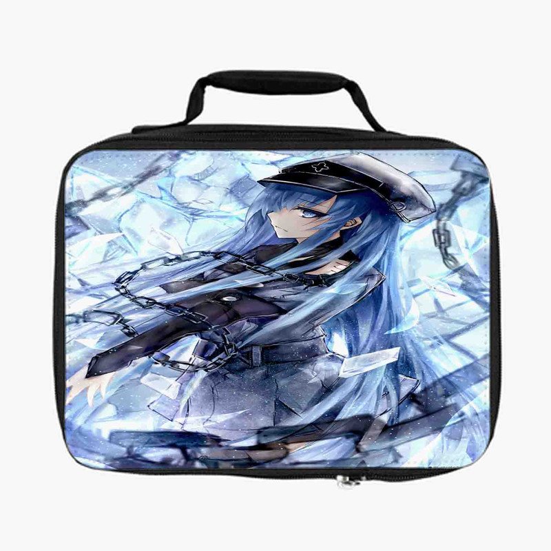 Zavstyle Akame Ga KILL Blue Esdeath Lunch Bag