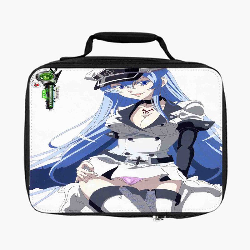 Zavstyle Akame Ga KILL Blue Esdeath Sexy Pose Lunch Bag