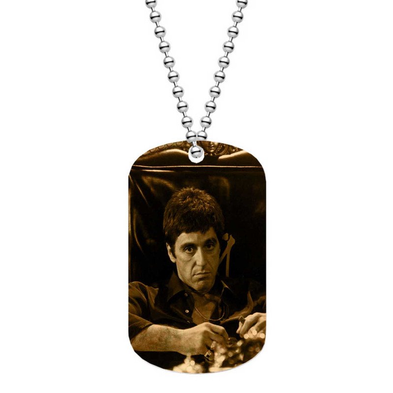 Zavstyle Al Pacino Scarface Dog Tag Military Stainless Steel