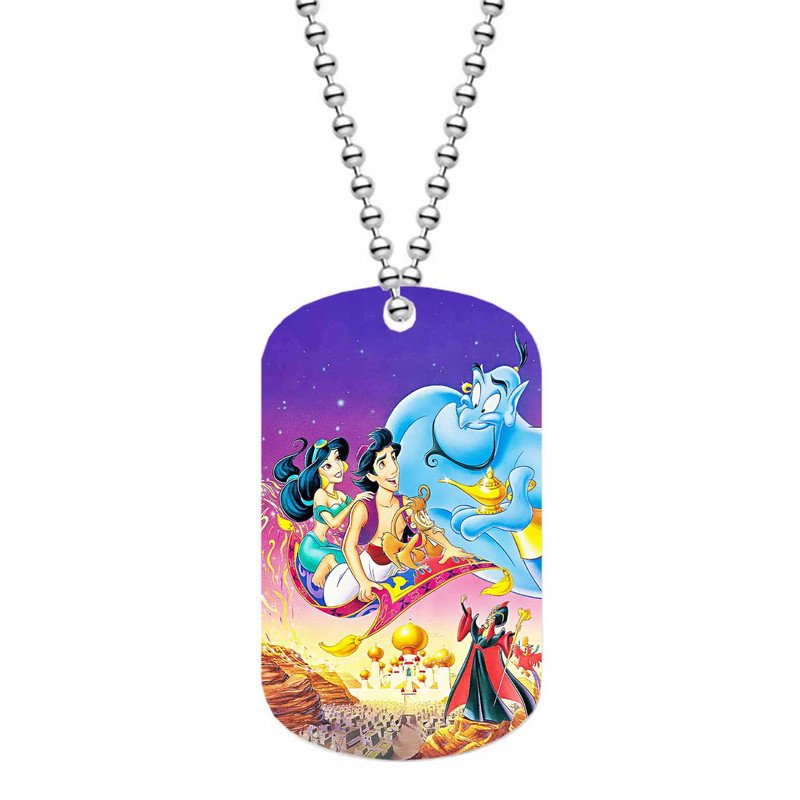 Zavstyle Aladdin Disney Dog Tag Military Stainless Steel