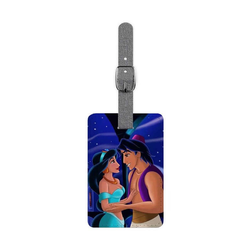 Zavstyle Aladdin and Jasmine Disney Love Night Luggage Tag