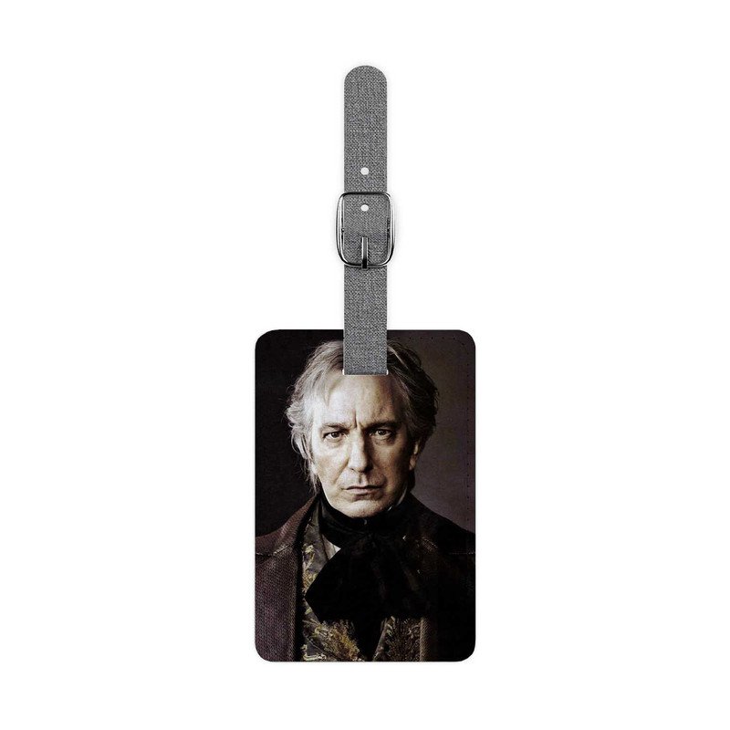 Zavstyle Alan Rickman as Severus Snape Luggage Tag