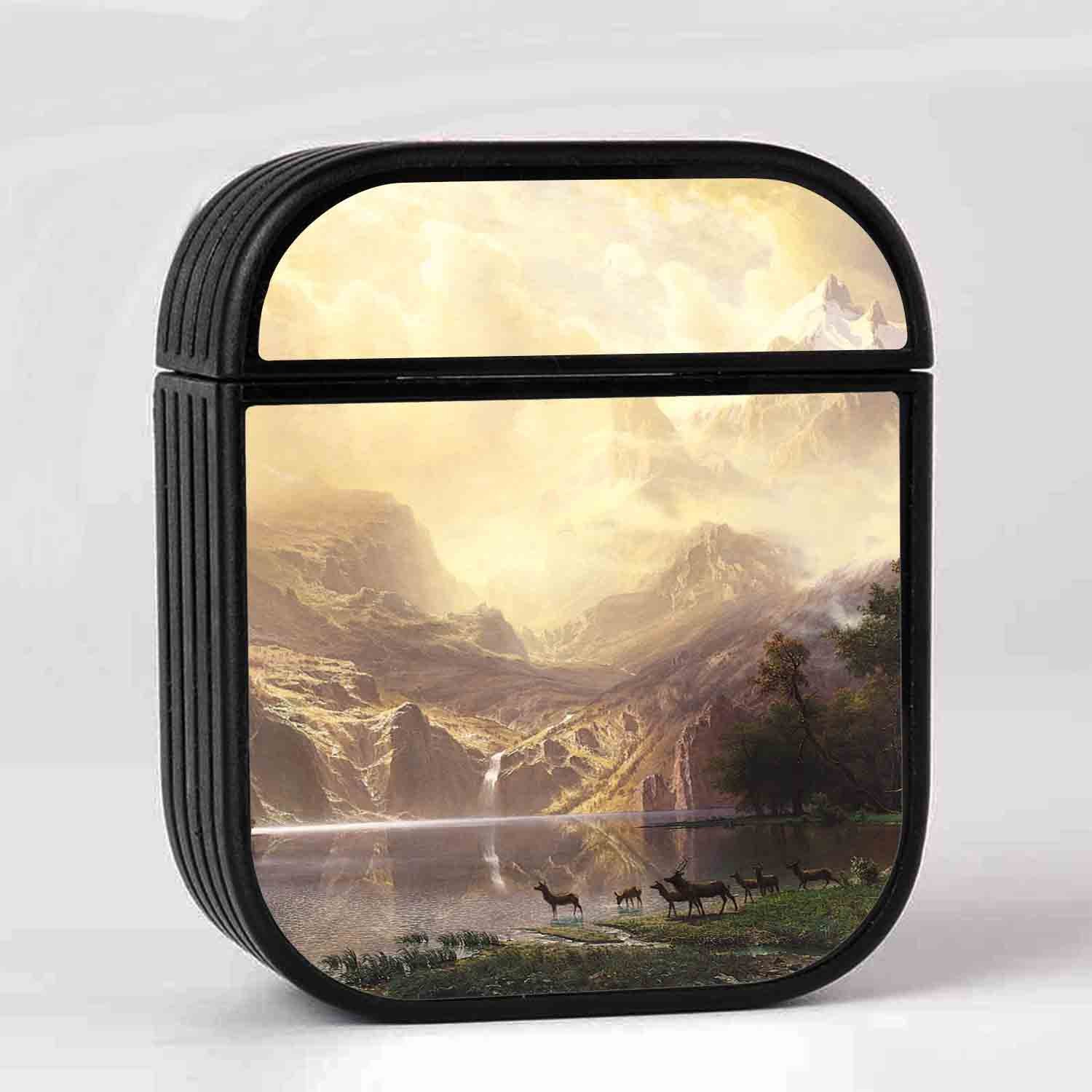 Zavstyle Albert Bierstadt Among the Sierra Nevada Mountains California AirPods Case