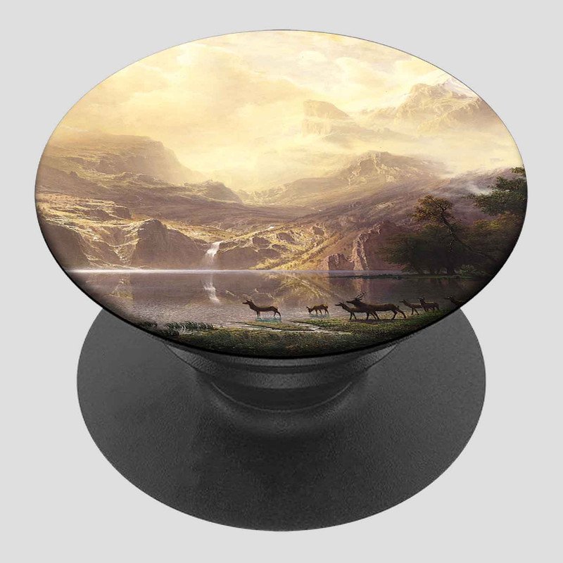 Zavstyle Albert Bierstadt Among the Sierra Nevada Mountains California Pop able Phone Stands