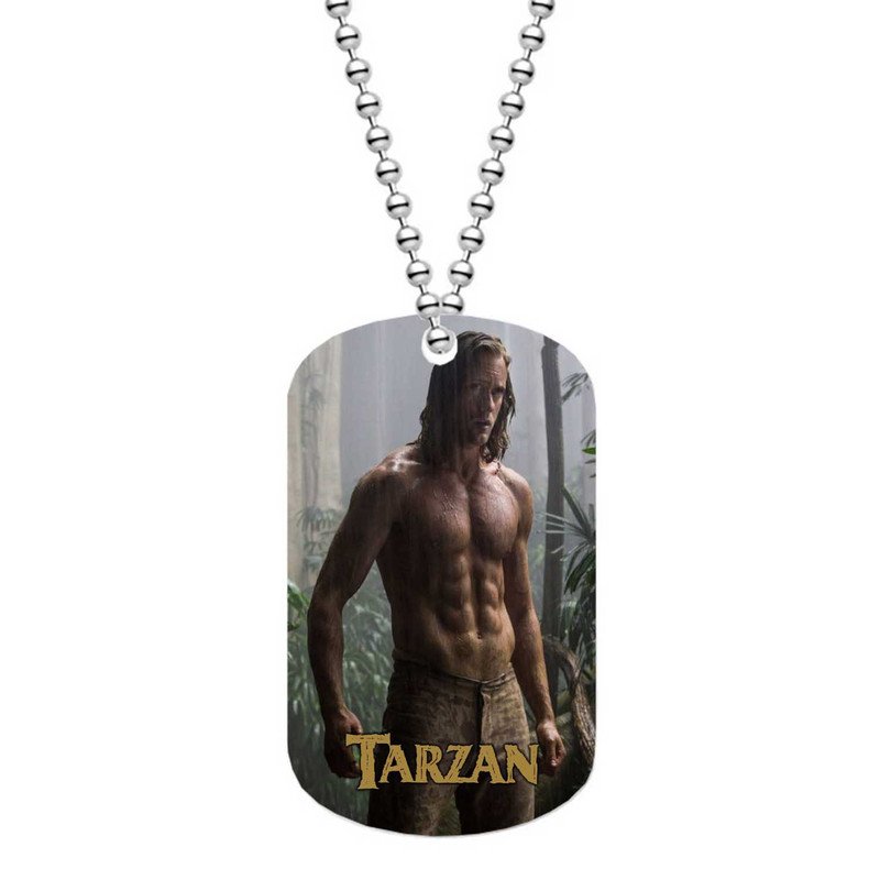 Zavstyle Alexander Skarsgard Tarzan 2016 Dog Tag Military Stainless Steel