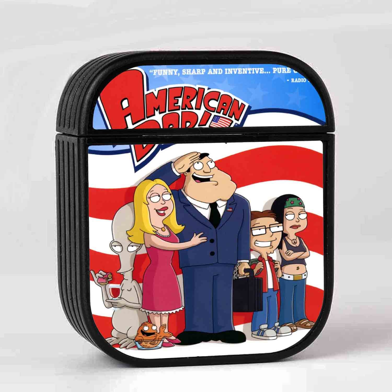 Zavstyle American Dad Flag AirPods Case