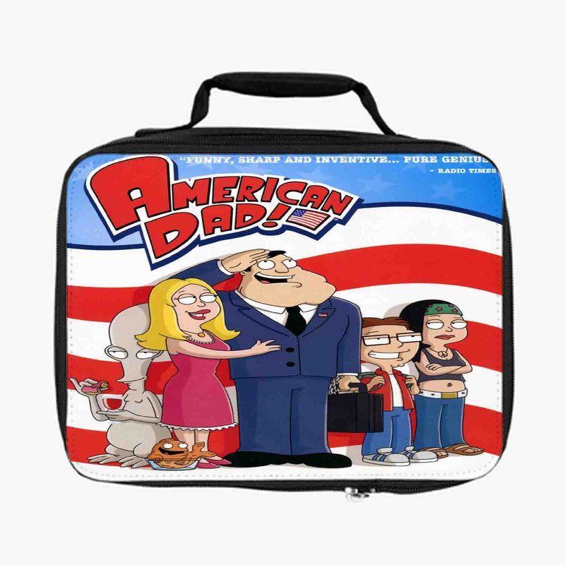 Zavstyle American Dad Flag Lunch Bag
