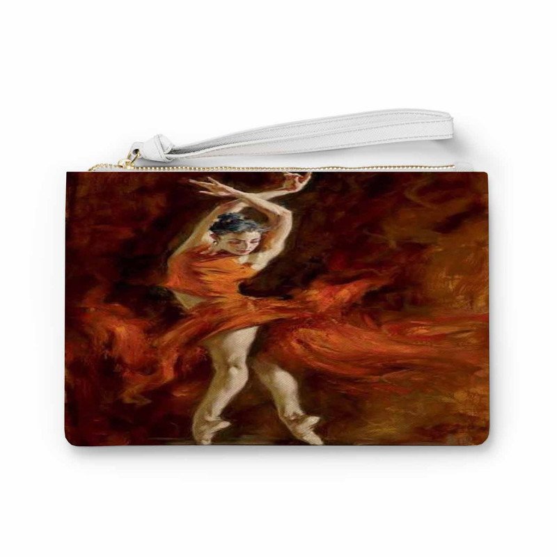 Zavstyle Andrew Atroshenko Fiery Dance Clutch Bag