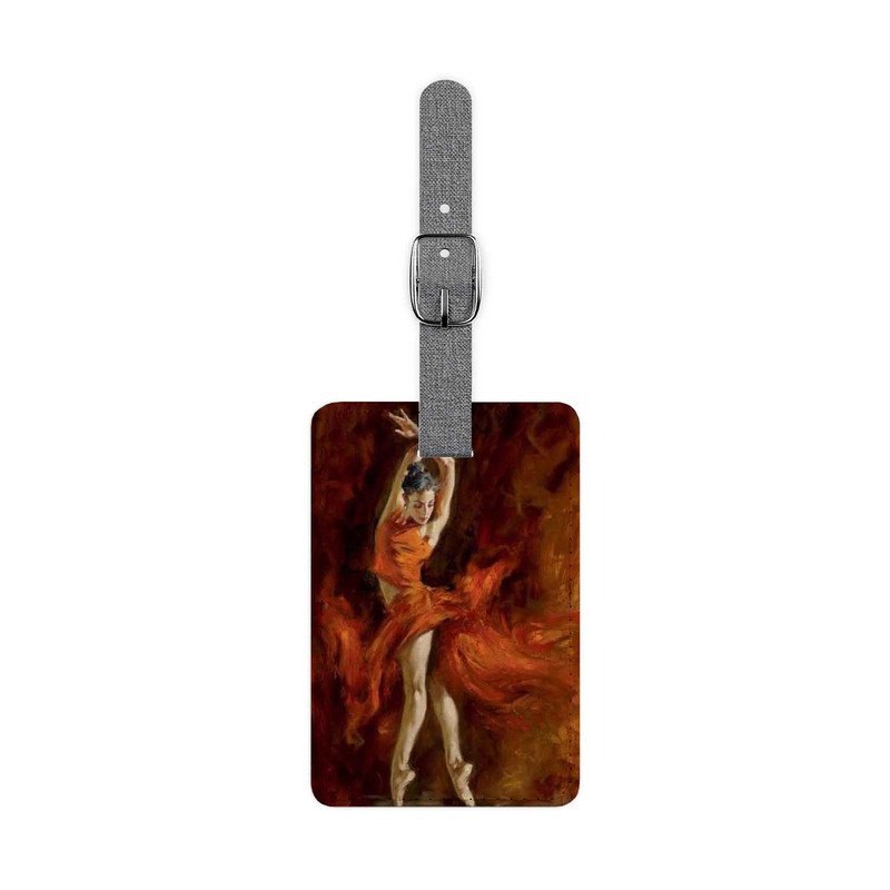 Zavstyle Andrew Atroshenko Fiery Dance Luggage Tag