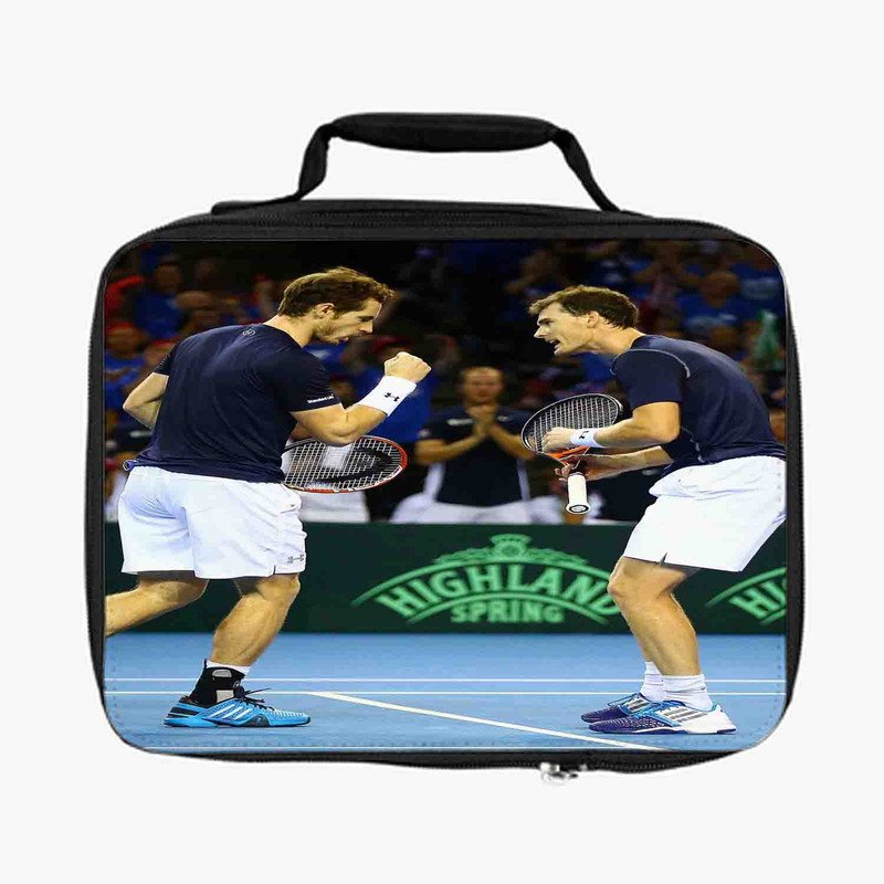 Zavstyle Andy and Jamie Murray Art Lunch Bag