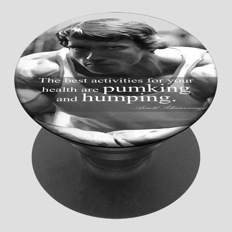 Zavstyle Arnold Schwarzenegger Bodybuilding Quotes Pop able Phone Stands