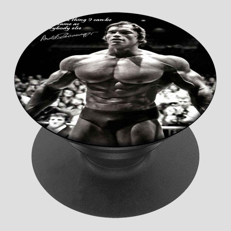 Zavstyle Arnold Schwarzenegger Motivational Quotes Pop able Phone Stands