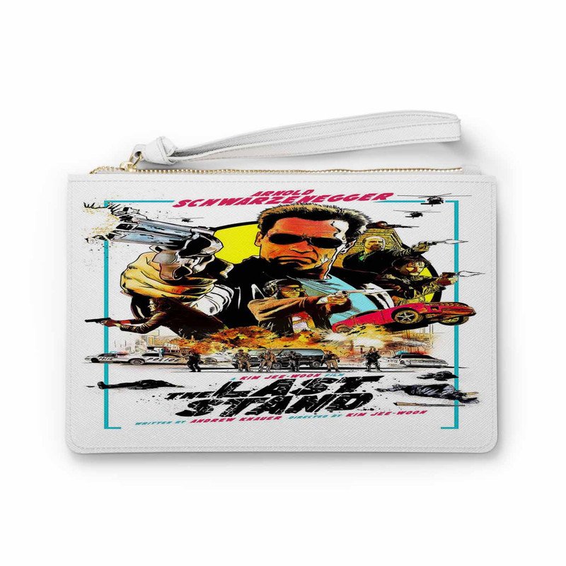 Zavstyle Arnold Schwarzenegger The Last Stand Movie Clutch Bag