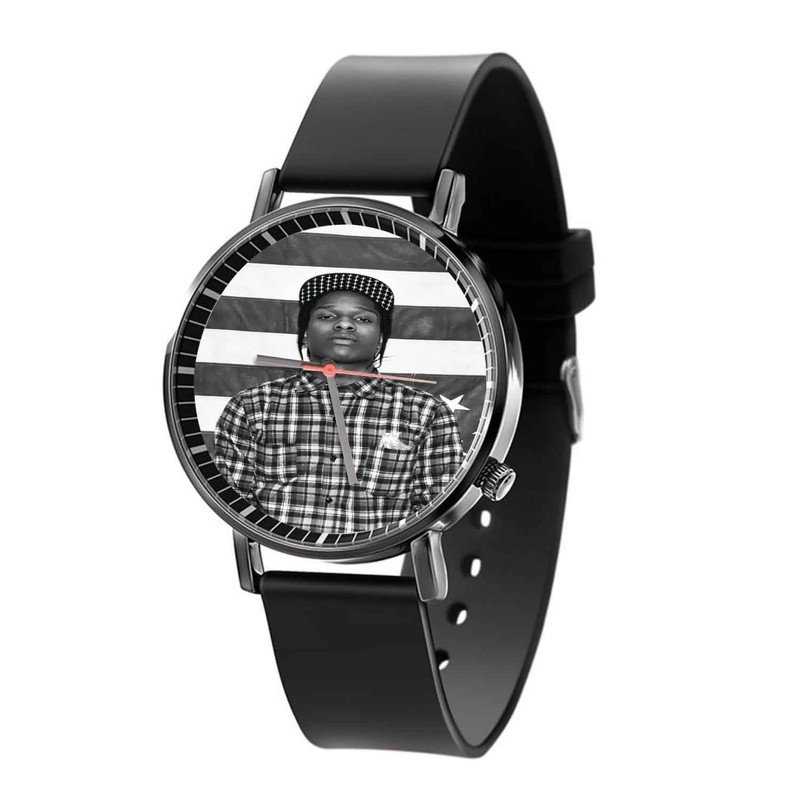 Zavstyle Asap Rocky Rapper Flag Quartz Watch