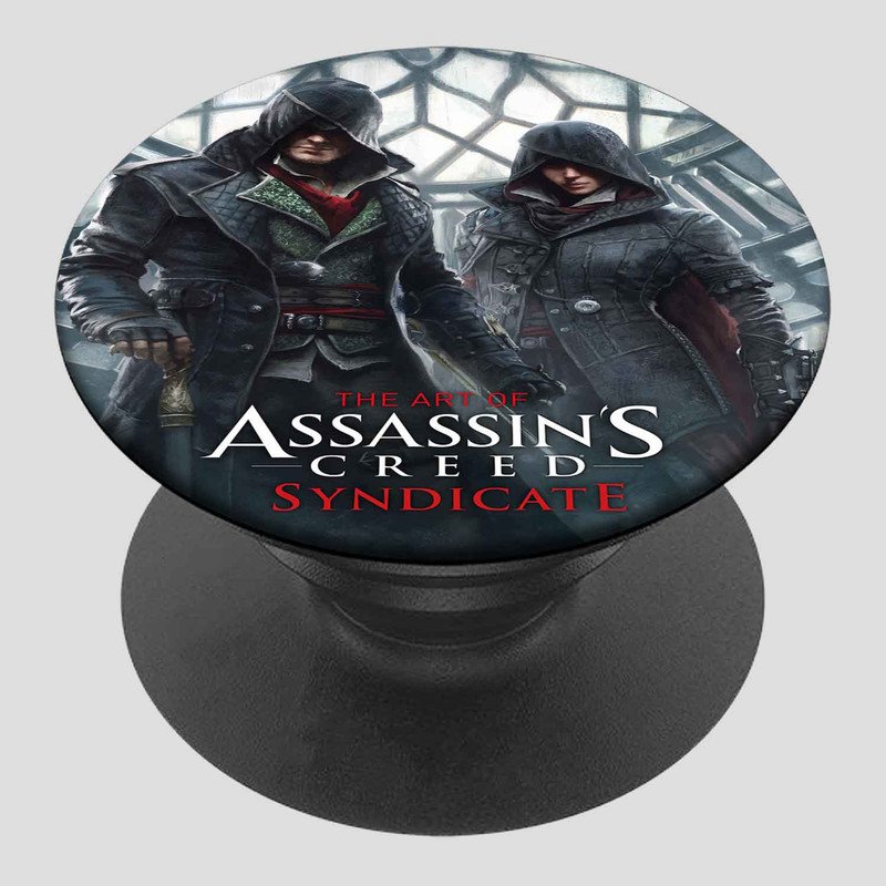 Zavstyle Assassin s Creed Syndicate Jacob and Evie Pop able Phone Stands
