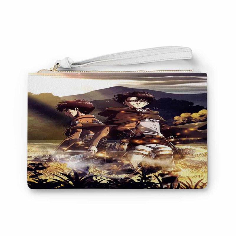 Zavstyle Attack On Titan Eren Yeager Levi Ackerman Clutch Bag