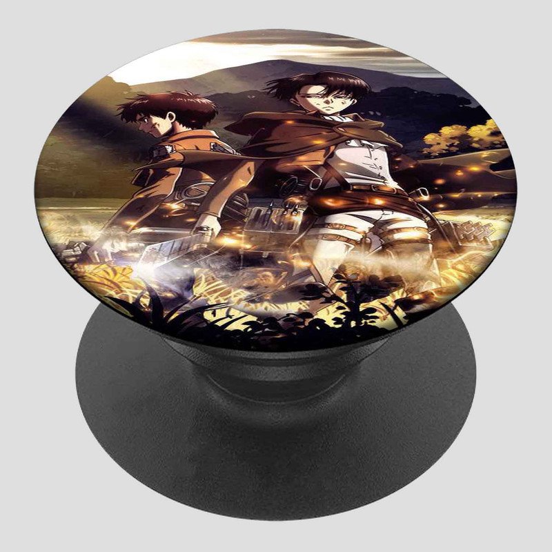 Zavstyle Attack On Titan Eren Yeager Levi Ackerman Pop able Phone Stands