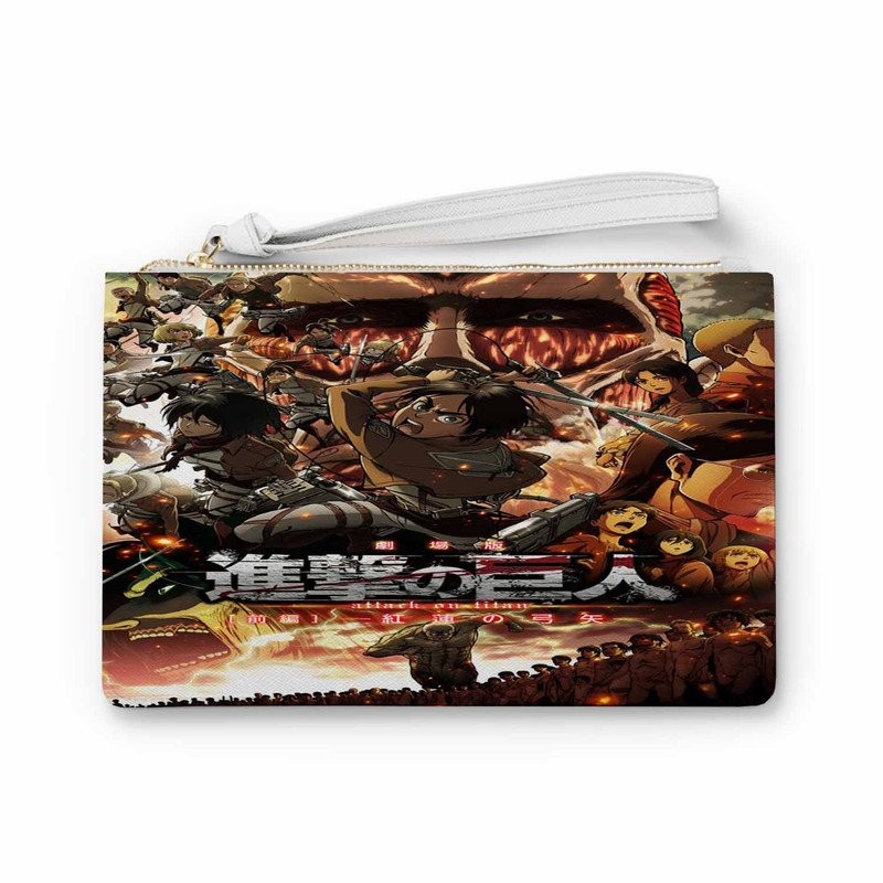 Zavstyle Attack on Titan Clutch Bag