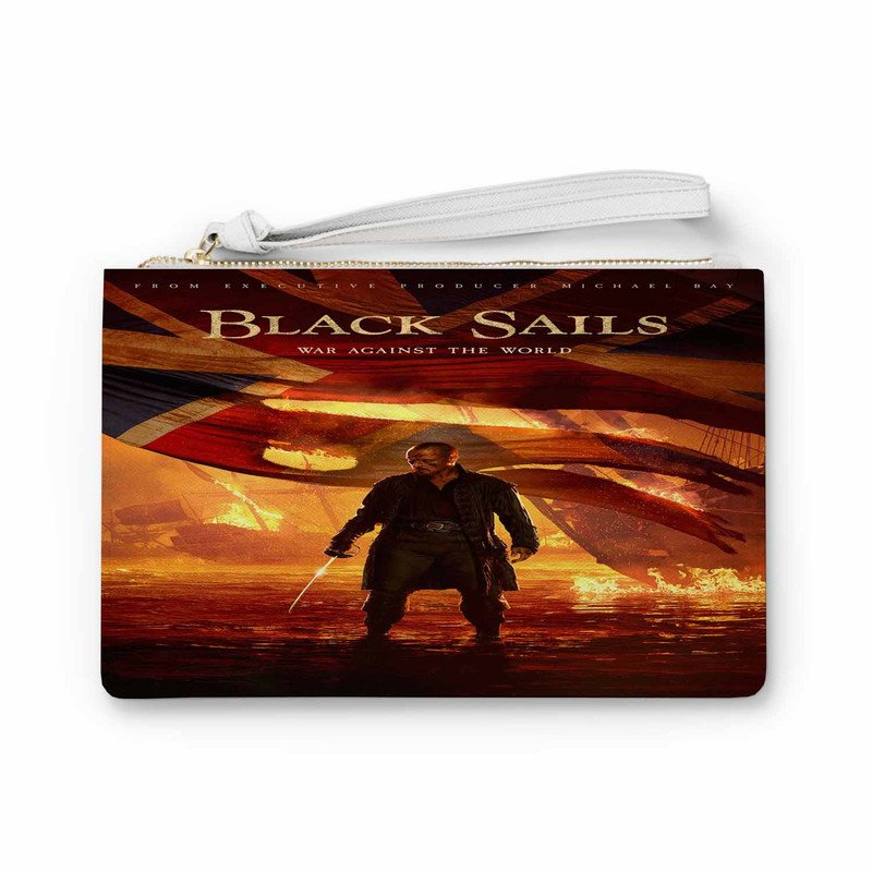 Zavstyle Black Sails Clutch Bag