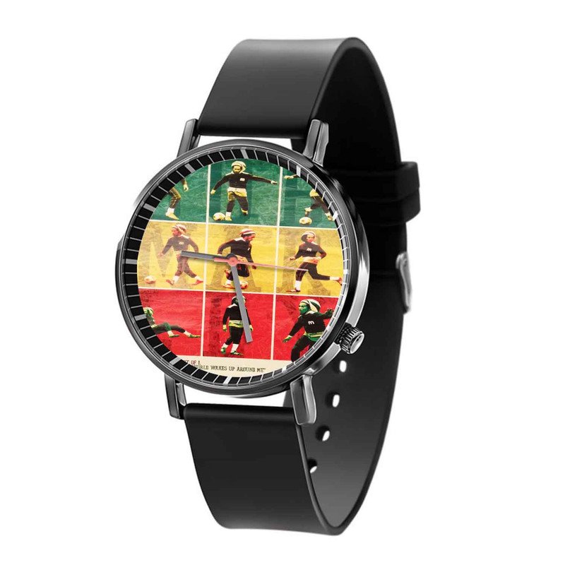 Zavstyle Bob Marley Football Quartz Watch