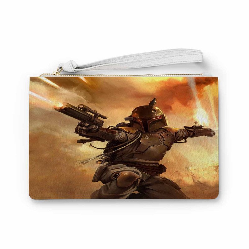 Zavstyle Boba Fett Shoot Guns Star Wars Fire Clutch Bag