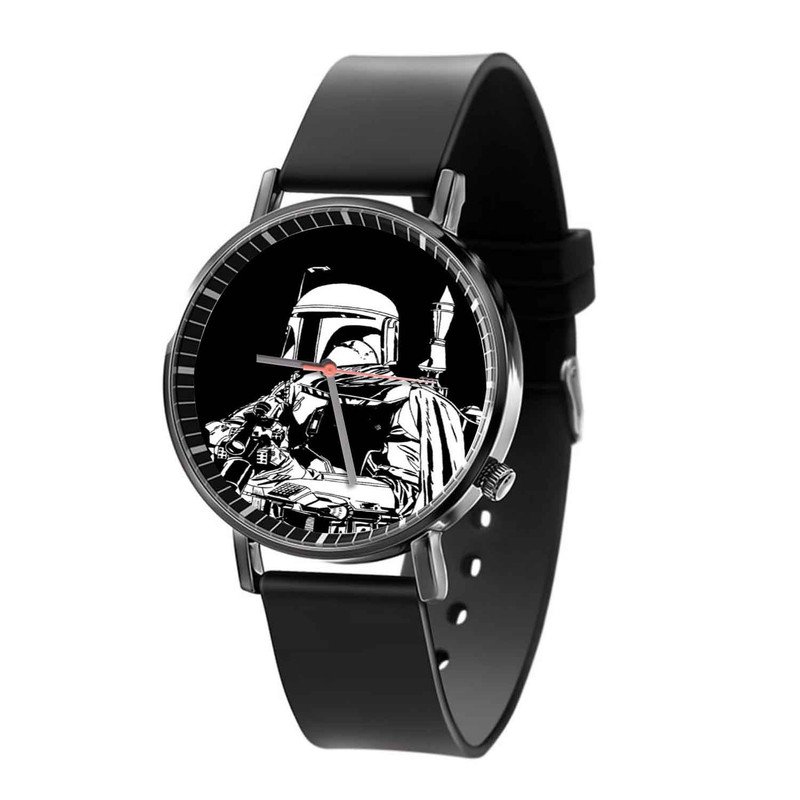 Zavstyle Boba fett Star Wars Black White Quartz Watch