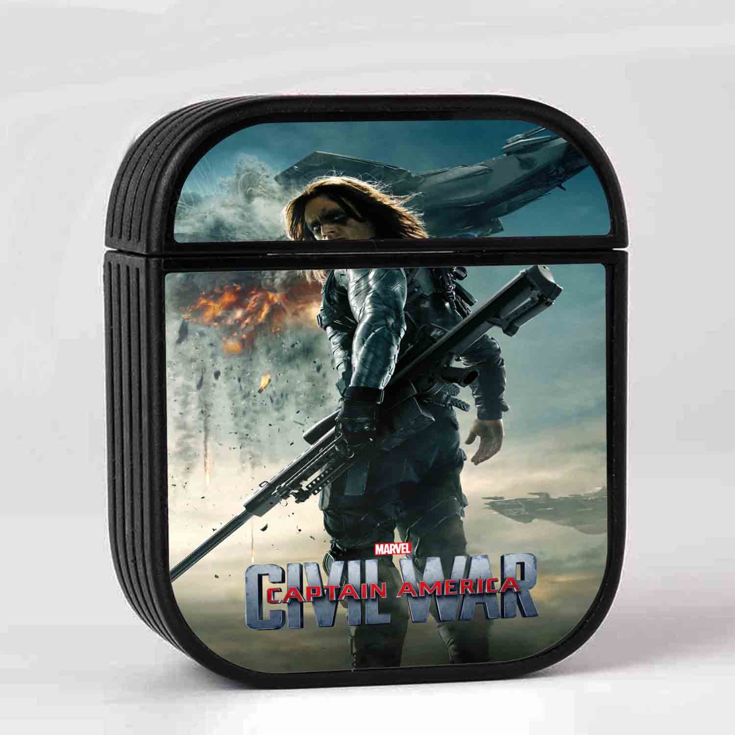 Zavstyle Bucky Barnes Captain America Civil War Print AirPods Case