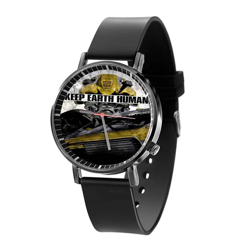 Zavstyle Bumblebee Transformer Quotes Quartz Watch