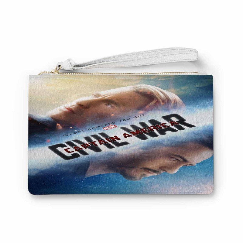 Zavstyle Captain Americ Civil War Whose Side Are You Clutch Bag
