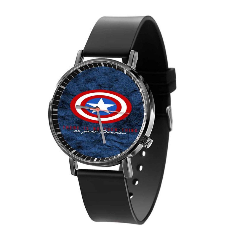 Zavstyle Captain America The Avengers Shield Quartz Watch