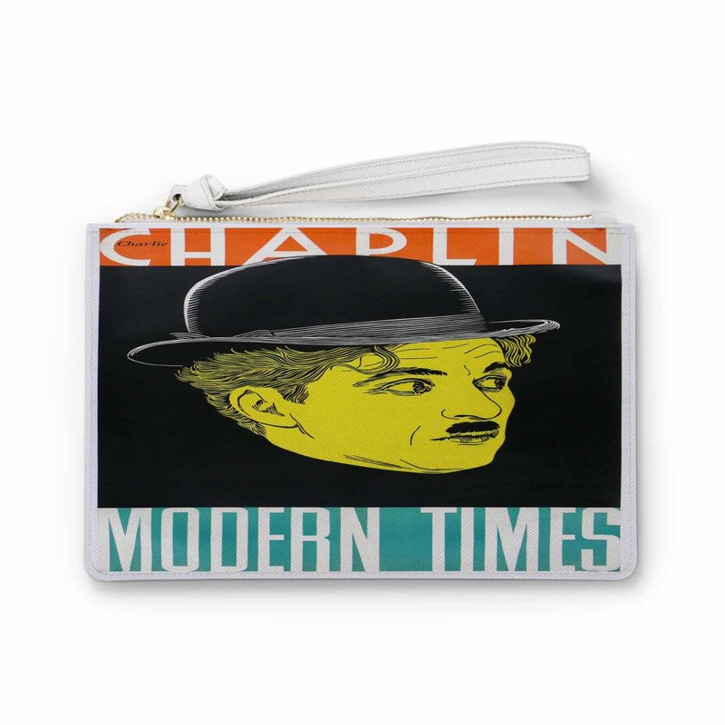 Zavstyle Charlie Chaplin Modern Times Clutch Bag