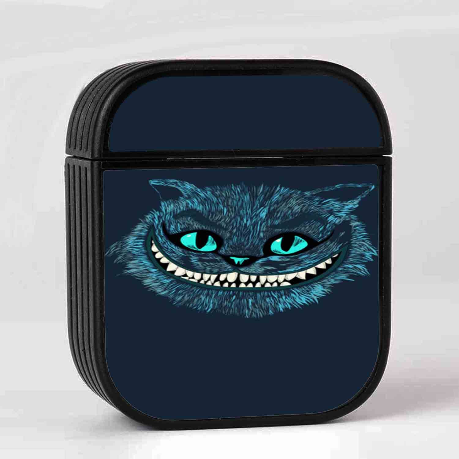 Zavstyle Cheshire Cat Blue Alice in Wonderland AirPods Case