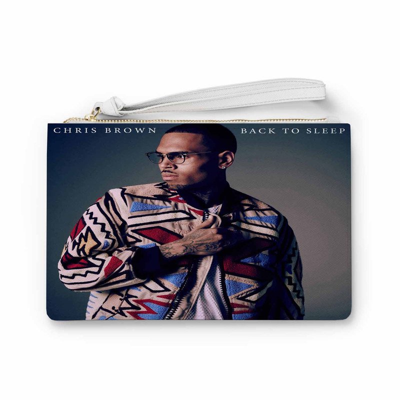 Zavstyle Chris Brown Feat Usher And Zayn Back To Sleep Clutch Bag