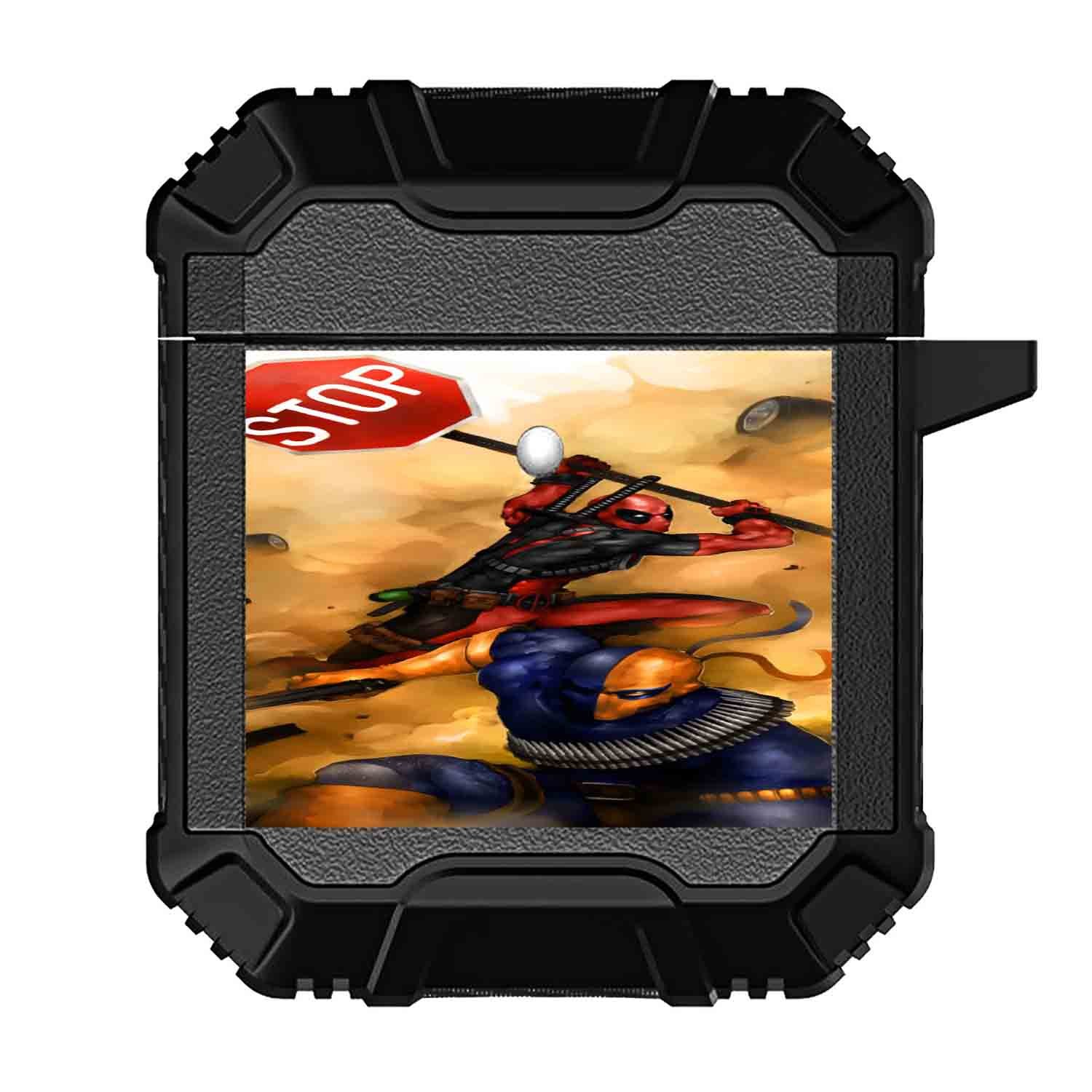 Zavstyle Deadpool vs Deathstroke AirPods Case Shockproof