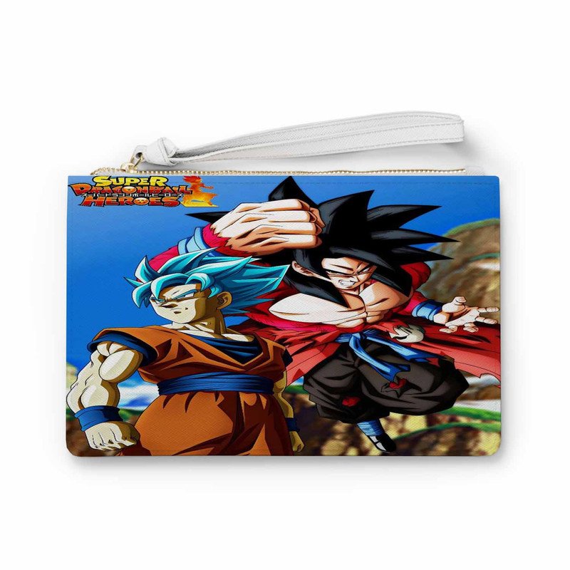 Zavstyle Dragon Ball Heroes Goku Blue vs SSJ4 Clutch Bag