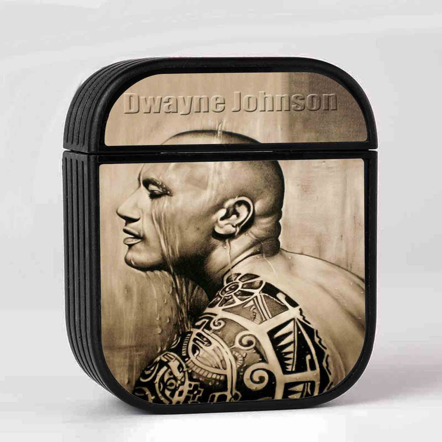 Zavstyle Dwayne Johnson Tattoo AirPods Case