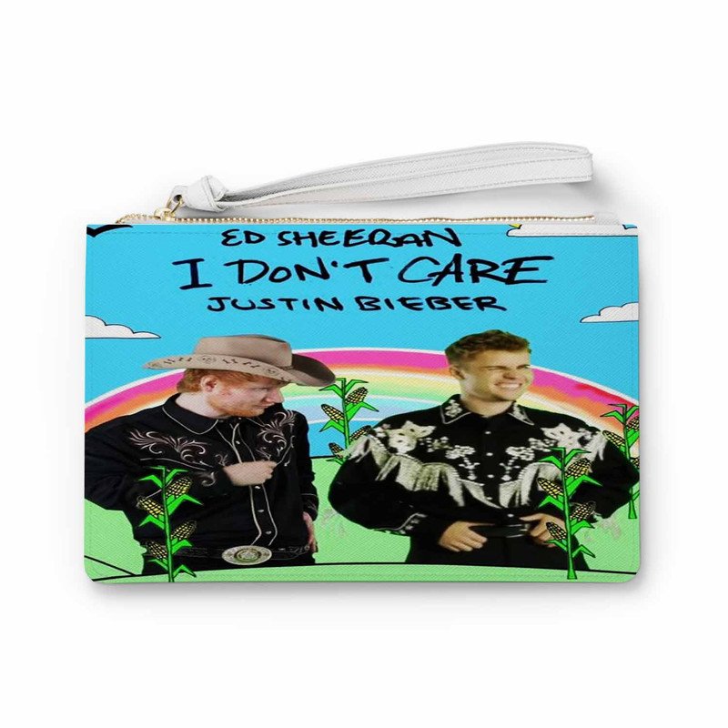 Zavstyle Ed Sheeran and Justin Bieber Clutch Bag