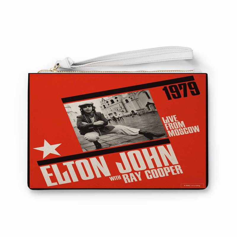 Zavstyle Elton John Live From Moscow 1979 Clutch Bag