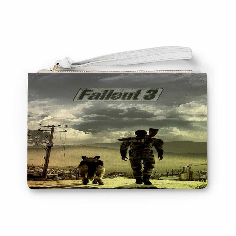Zavstyle Fallout 3 With Dog Clutch Bag